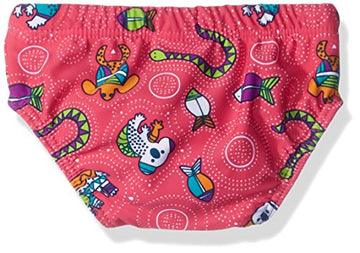 Baby Banz Baby-Girls Newborn Swim Diaper Solid, Coolgardie Pink, 12-18 Months