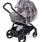 Peg Perego Bassinet Rain Cover - Accessory - Compatible With Ypsi Bassinet - Clear