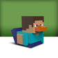 TUBBZ Mini Steve Collectible Vinyl Rubber Duck Figure - Official Minecraft Merchandise - Video Games and Movies