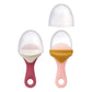 Boon Pulp Silicone Baby Fruit Feeder - Soft Silicone Baby Feeding Set - Fruit And Vegetable Baby Led Weaning Supplies - Baby Fee