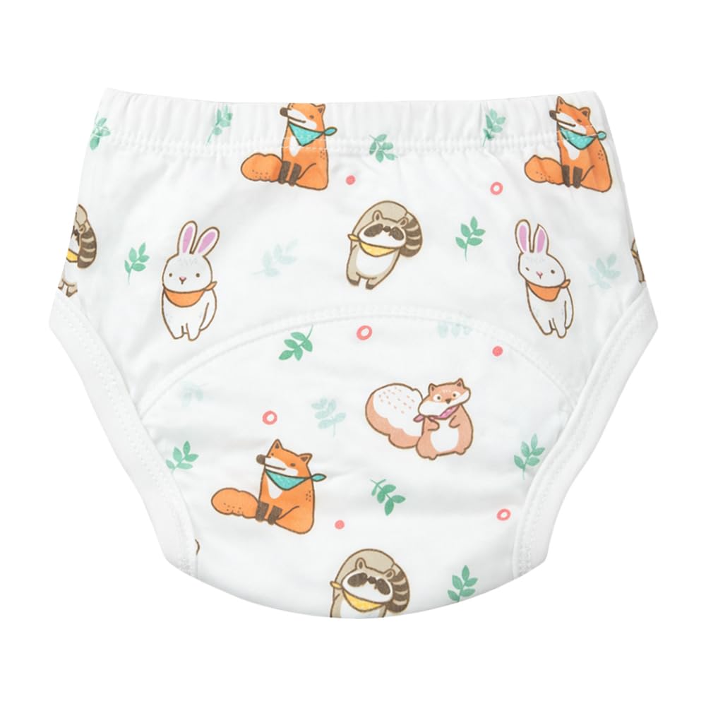 Hopop Padded Underwear For Babies & Toddlers | Potty Training Pants For DiaperFree Time | 3Layer Cotton Padding | Reusable Tra