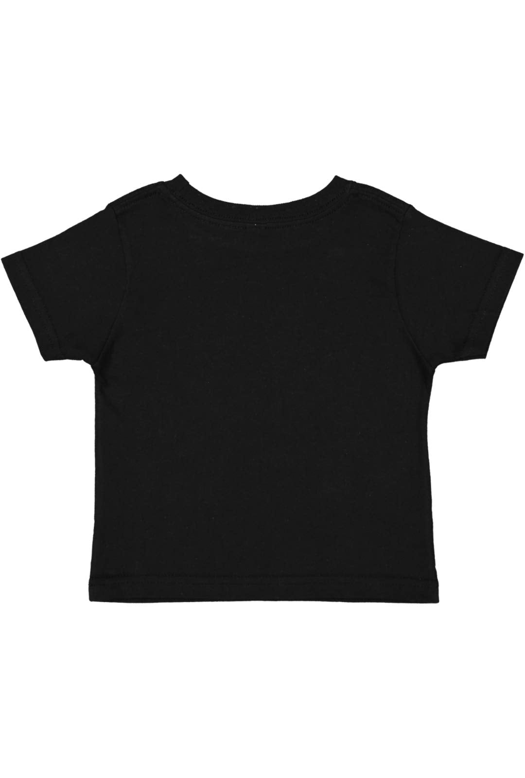 Rabbit Skins Infant 100% Cotton Jersey Short Sleeve Tee, Black, 18 Months