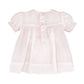 Petit Ami Baby Girls' Fully Smocked Dress With Lace Trim, Newborn, Pink