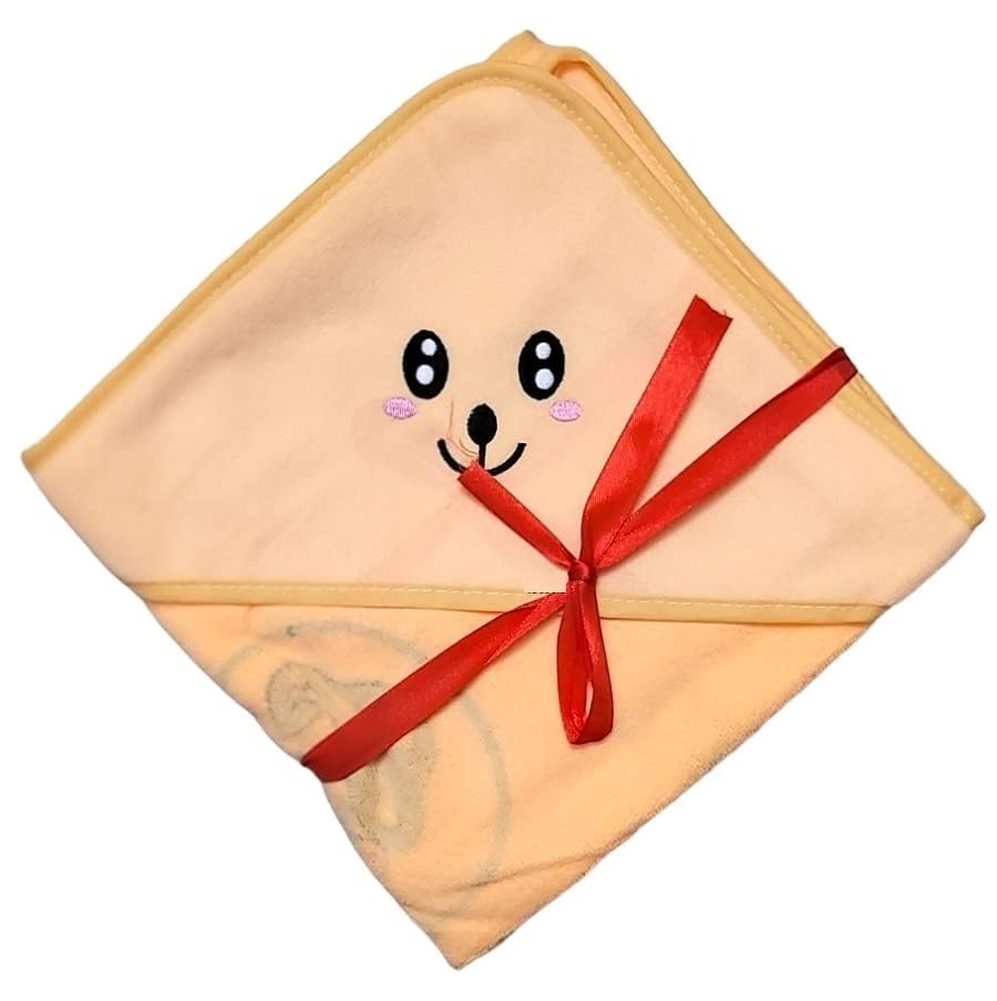 Liyana Collection Hooded Baby Towel, Wrapper, Microfibre Super Soft Baby Bath Towel For New Born, Baby, Kids, Infants, Bathing A