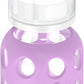 Lifefactory Glass Baby Bottles With Silicone Protection - 4-Pack, 4 Oz Each Bottle (2- Blanket & 2- Lavender)