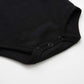 Teach Leanbh Baby Boys Pure Color Cotton Short Long Sleeve Polo Bodysuit 3-24 Months (Navy/Long Sleeve, 6 Months)