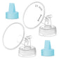 Maymom Pump Part Compatible with Spectra Ameda Luna Pumps, Incl Wide-Mouth 21mm Flange Blue Duckbill Valve; Not Original Spectra