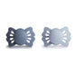 Frigg Lucky Symmetrical Silkysoft Silicone Baby Pacifier | Made In Denmark | Bpa-Free (Slate/Powder Blue, 0-6 Months)