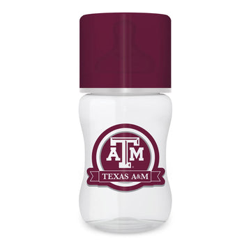 Baby Fanatic Baby Bottle Texas A&M Aggies - Official NCAA, BPA Free, Team Graphics, 9 oz