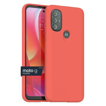 Motorola Moto G Power (2022) Protective Case- Precision Fit, Stylish Shock Absorbing Phone Cases -Living Coral
