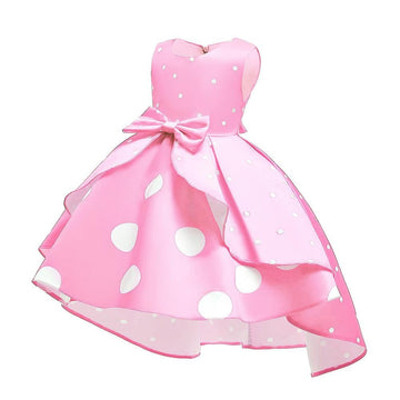 Girls Polka Dot Halloween Christmas Princess Party Cosplay Pageant Fancy Costume Tutu Birthday Dress Up+ Mouse Ears Headband Vac