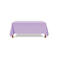 Pomp Lavender 90 X 156 Inch Premium Polyester Tablecloth  Wrinkle  Stain Resistant Easy Care Fabric  Fits 8Ft Rectangle Table
