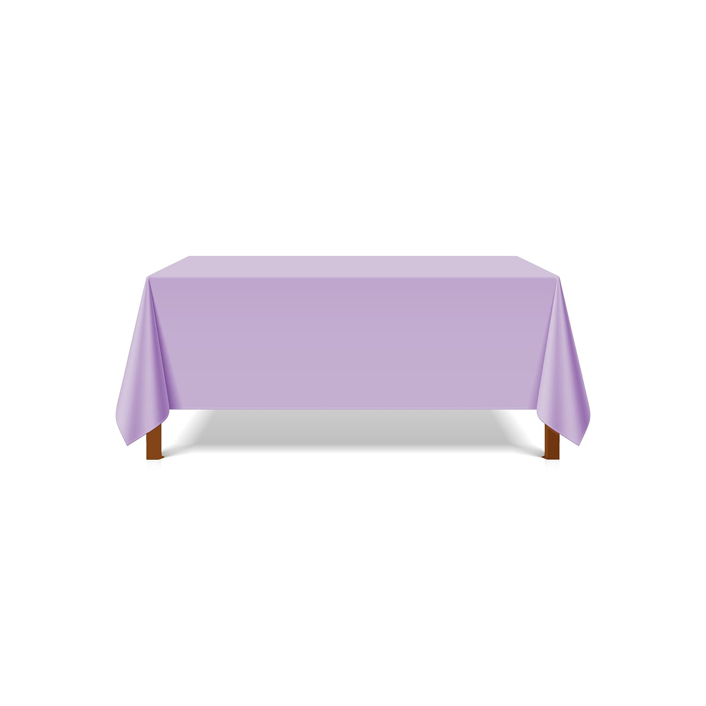 Pomp Lavender 90 X 156 Inch Premium Polyester Tablecloth  Wrinkle  Stain Resistant Easy Care Fabric  Fits 8Ft Rectangle Table