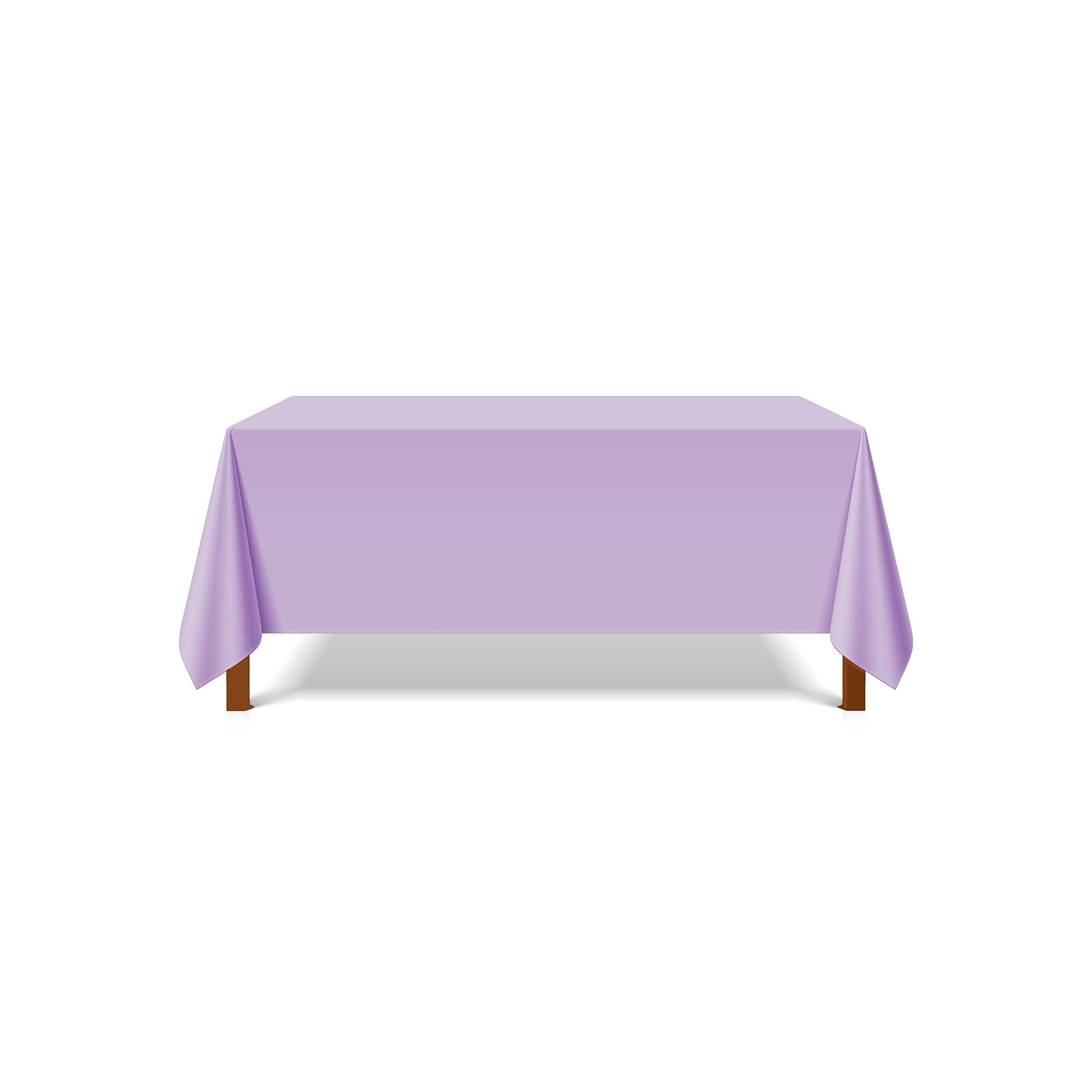 Pomp Lavender 90 X 156 Inch Premium Polyester Tablecloth  Wrinkle  Stain Resistant Easy Care Fabric  Fits 8Ft Rectangle Table