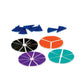 hand2mind Plastic Rainbow Fraction Circles, Fraction Manipulatives, Unit Fraction, Rainbow Circle Math Manipulatives, Fraction G