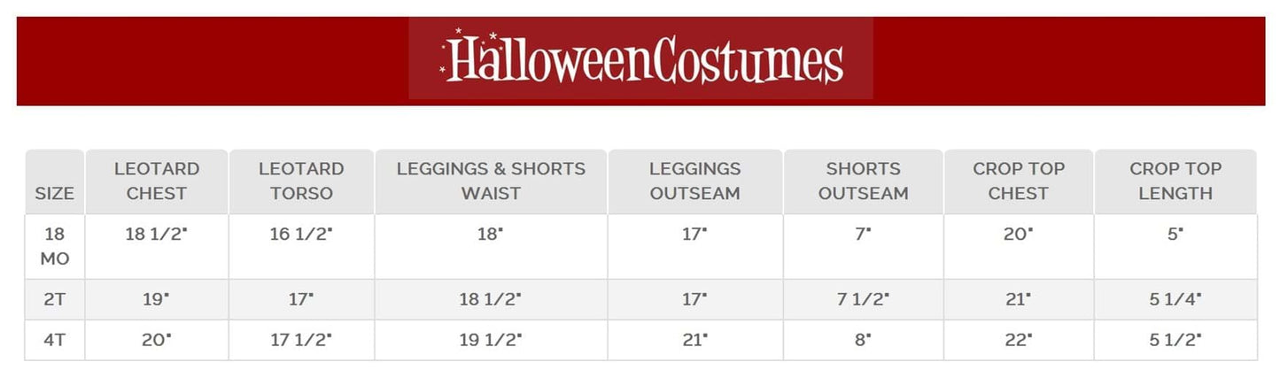 Fun Costumes Work It Out 80'S Outfit For Toddler Girls 2T