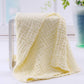MomS Home Cotton Baby Super Soft Absorbent Muslin 6 Layer Wash Towel 100X100 Cm  (03 Years) Yellow
