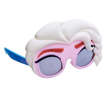 Sun-Staches Frozen Queen Elsa | Lil 'Dress Up Costume Accessory | Uv 400 | One Size Fits Most Kids