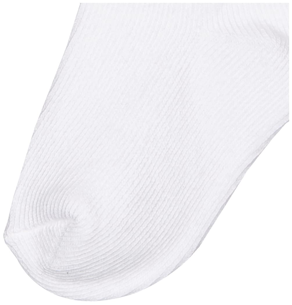 Jefferies Socks Baby Girls Newborn Eyelet Lace 3 Pair Pack Infant And Toddler Socks, White, 12-24 Months Us