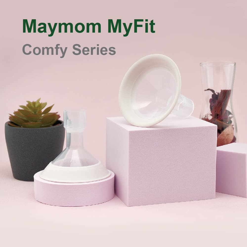 Maymom Myfit Comfy Series 24 Mm Two-Piece Design Breastshield Compatible With Medela Breast Pumps; Not Original Medela Pump Part