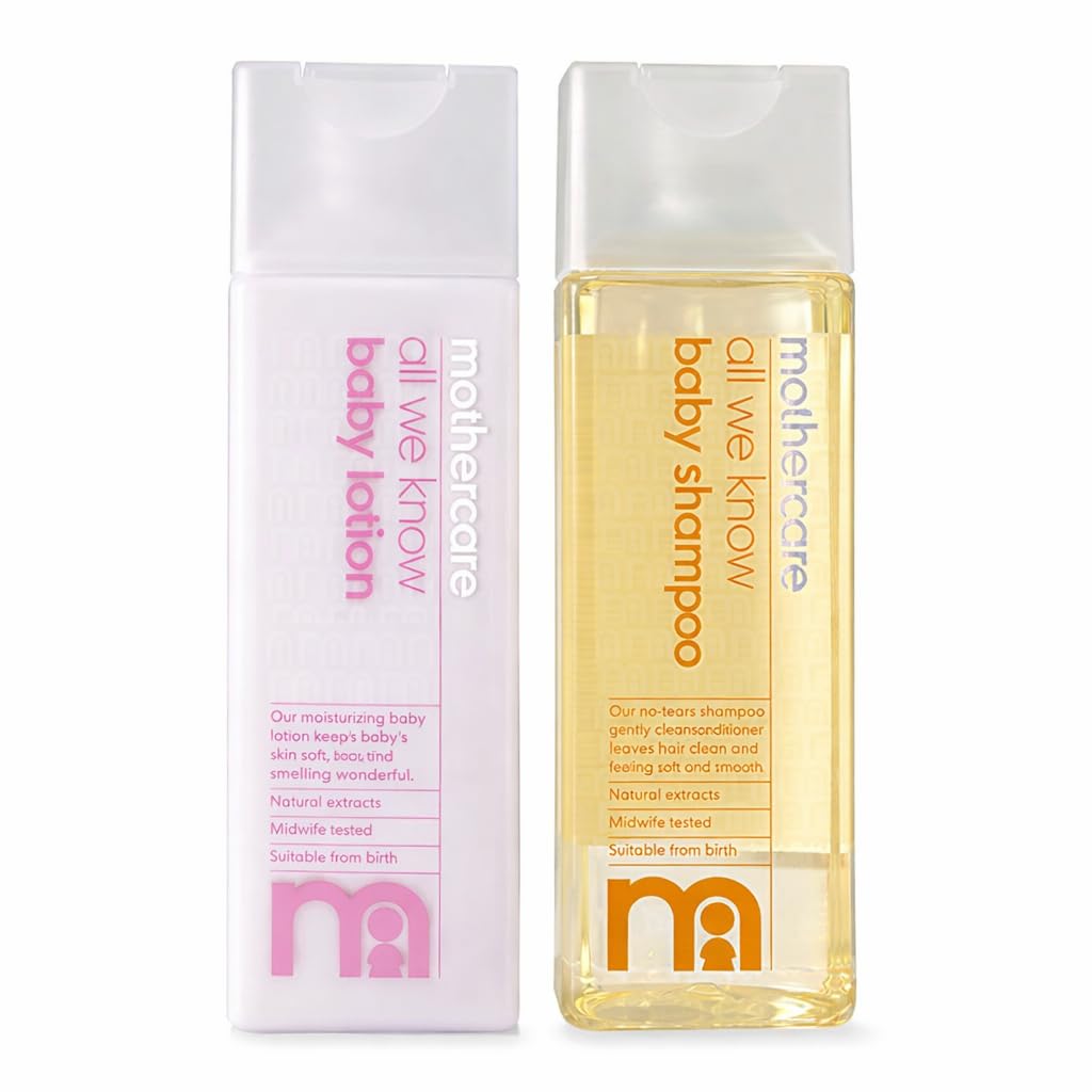 Mothercare All We Know Baby Lotion, 300Ml All We Know Baby Shampoo, 300Ml