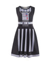 Ruikajia Rey Costume Chewbacca Rhinestone Costume Princess Leia Costume Darth Costume BB8 R2D2 (Black, 5 Years)