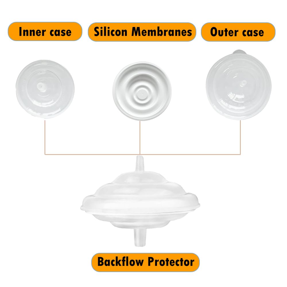 6Pcs Silicone Membrane Replacement Parts Compatible With Spectra S1 S2 9 Plus Breast Pumps,Replace Original Spectra Pump Parts