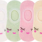 Ketkar Girls Cotton No Show Low Cut Socks Loafer Shoe Foot Liner MultiDesign_Pack Of 05(69 Years,Multicolour)