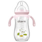 Oberni Toddler Milk Bottle 330ml/11oz, AntiColic Baby Bottle with Fast Variable Flow Nipple for 12 Months, Weigthed Straw, Non