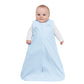 HALO SleepSack, 100% Cotton Wearable Blanket, Swaddle Transition Sleeping Bag, TOG 0.5, Baby Blue, Medium