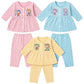 Kids Paryanis Baby GirlS Fabulous Collection Of Printed Full Sleeves Soft Hosiery Cotton Vests,Jhabla Frock With Pyjama Pants D