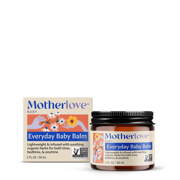 Motherlove Everyday Baby Balm (2Oz) Plant-Based, All-Natural Baby Essential For Newborns, Infants, & Toddlers-Moisturizing Herba