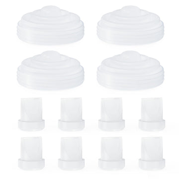 Hranio 12PCS Breast Pump Parts, Duckbill Valves Compatible with Momcozy m5 Replacement Parts Momcozy Breast Pump Accessories Mom