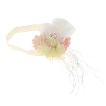 Myaddiction Baby Girls Feather Hairband Elastic Band Headband Flower Hair Accessories