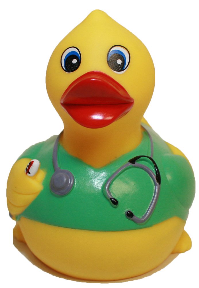 MORTENTR Rubber Ducks Family Nurse Rubber Duck, Brand Toy Bathtub Rubber Ducks That Squeak, Rubber Ducky Gift Birthday Baby Show