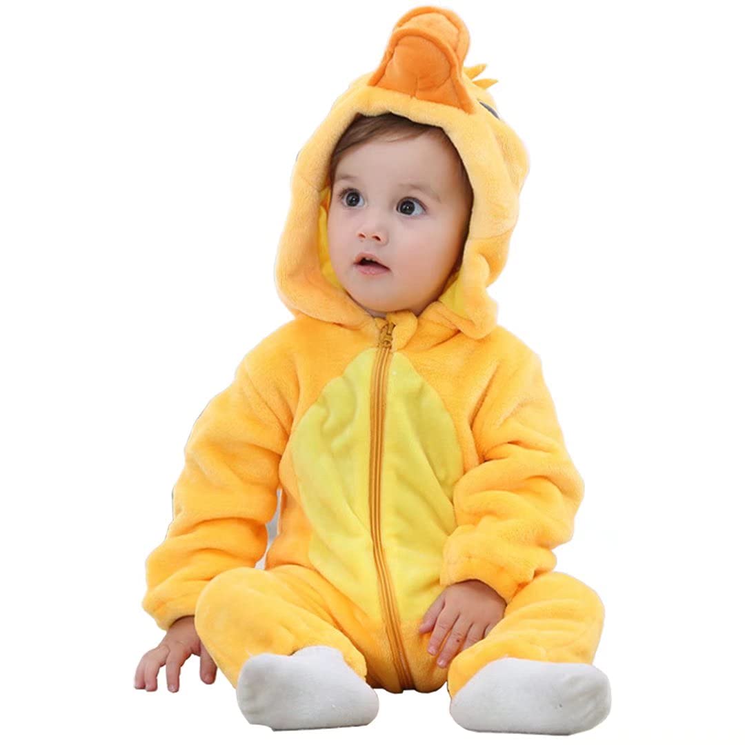 Baby Duck Costumes Unisex Toddler Outfit Halloween Dress Up Romper 30-36 Months