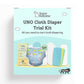 Superbottoms Uno Cloth Diaper Trial Kit  Reusable And Washable Cloth Diapers For Babies 0 To 3 Years | Leakproof, All Night Clo