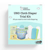 Superbottoms Uno Cloth Diaper Trial Kit  Reusable And Washable Cloth Diapers For Babies 0 To 3 Years | Leakproof, All Night Clo