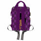 Artsadd Customized Diaper Bag Mommy Nappy Bags, Personalized Purple Bowknot Handbags Large Capacity Multi-Function Nursing Bags