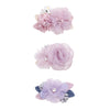 Cherrboll Flower Hair Clips Set 3Pcs Floral Hair Bow Accessories For Baby Girl Toddles Teen Gifts