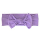 Babygiz Baby Girl Headbands-Infant,Toddler Cotton Handmade Hairbands With Bows Child Hair Accessories (Lavender)