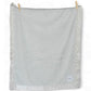 Luxury Satin Border Blanket - Silver