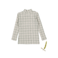 The Printed Turtleneck - Sage Check