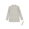 The Printed Turtleneck - Sage Check