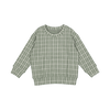 The Printed Sweatshirt - Sage Check