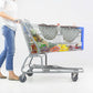 Baby Shopping Cart Hammock | Gray/Aqua