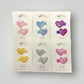Sparkling Heart Hair Clips