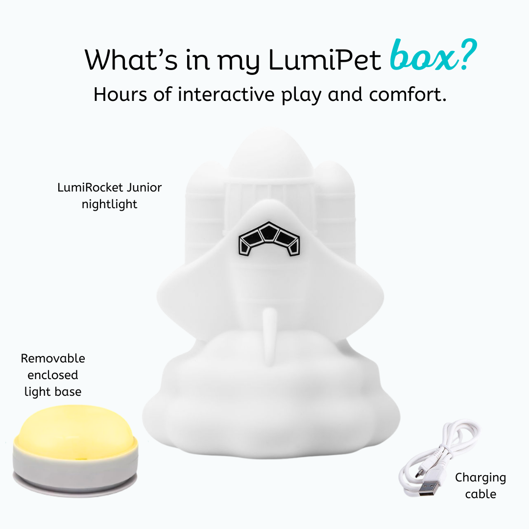 LumiPets Rowdy the Rocket Silicone Night Light