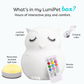 LumiPets® Opal the Owl- Children's Touch Night Light