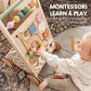 Tiny Land® Versatile Natural Wooden Baby Walker